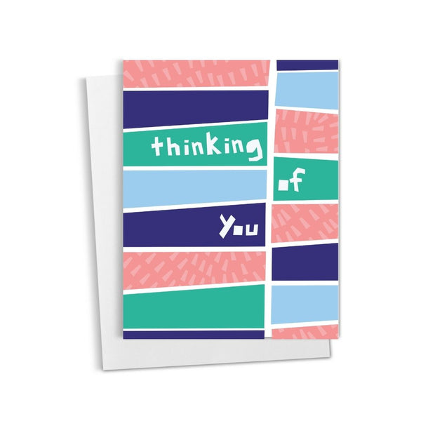Thinking of You • Geometric Abstract Card