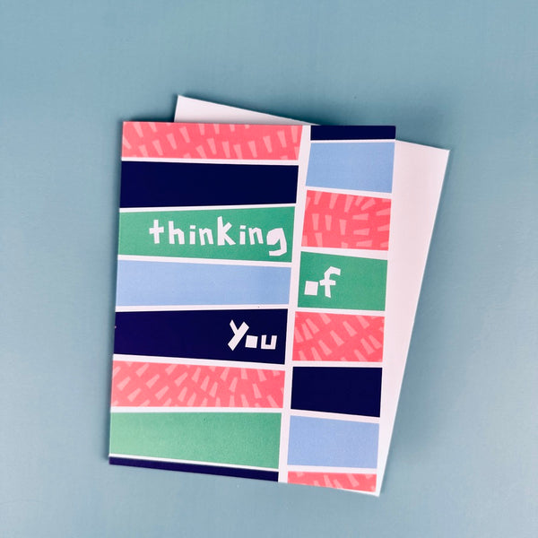 Thinking of You • Geometric Abstract Card