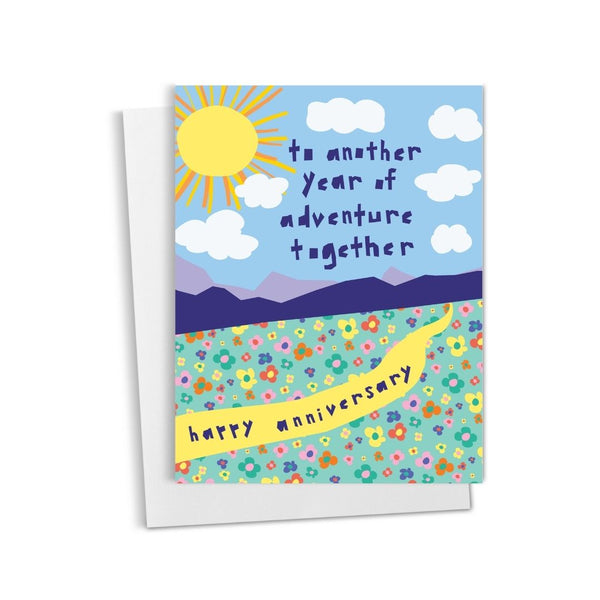To Another Year of Adventure • Mountain Anniversary Card