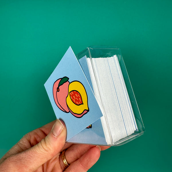 Just Peachy • Peach Message Mini Notecards
