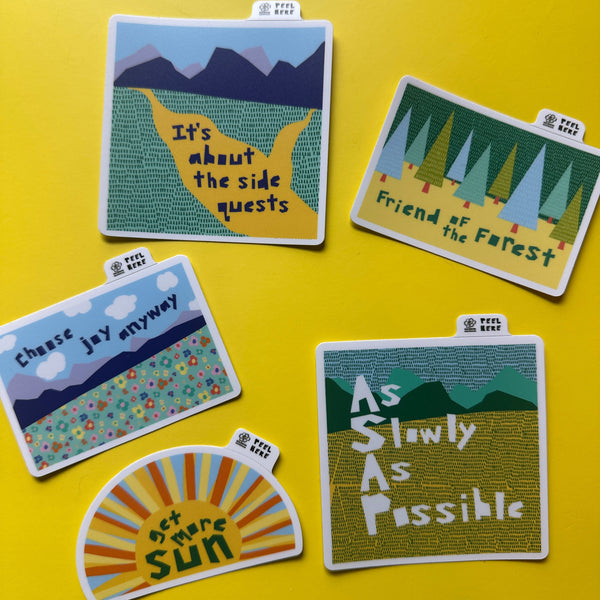 Sticker Pack of 5 - Mountain Majesties Collection