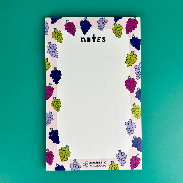 Grapeful - Grape Bunch Notepad
