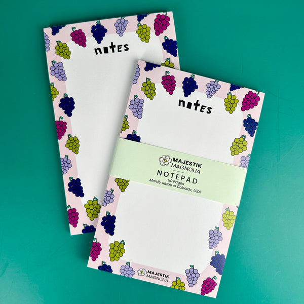 Grapeful - Grape Bunch Notepad