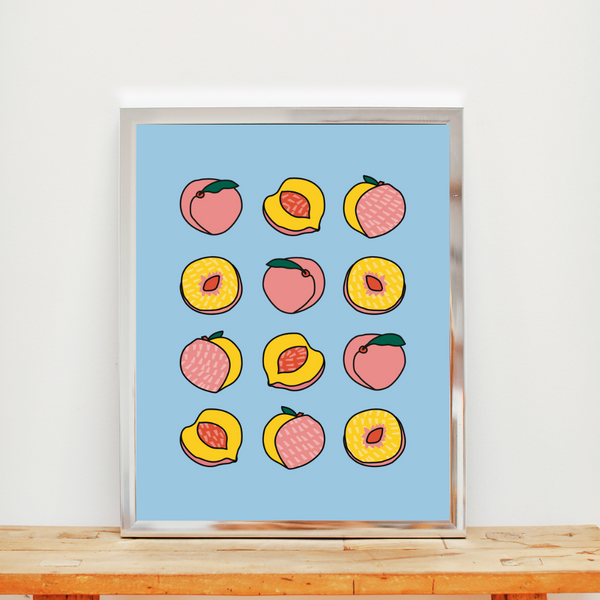 Peach Medley Print