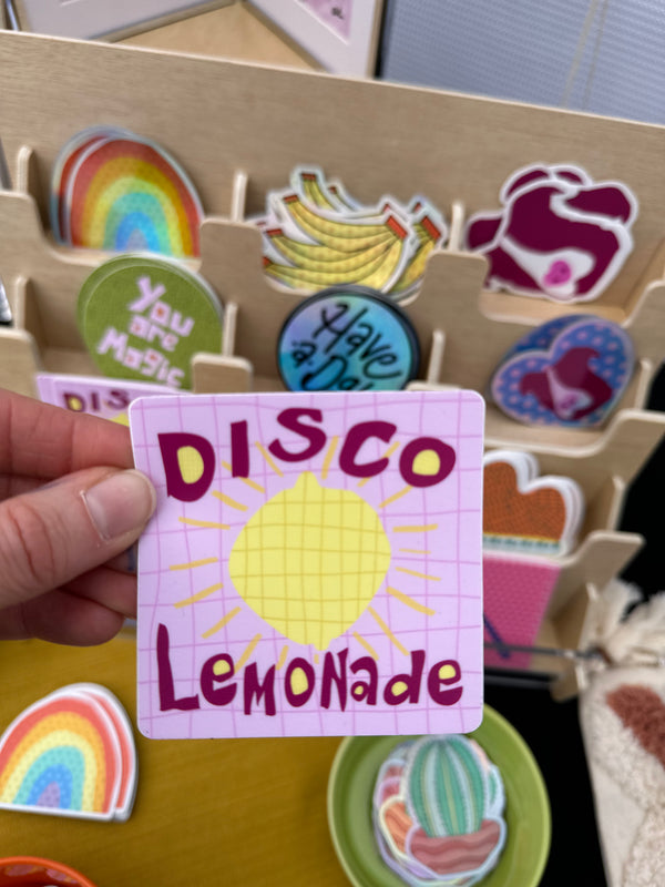 Disco Lemonade • Die-Cut Sticker