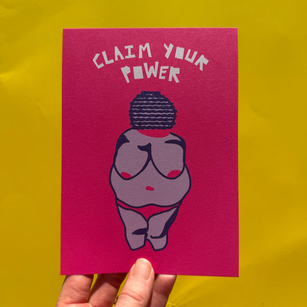 Claim Your Power, Small Goddess Art Print