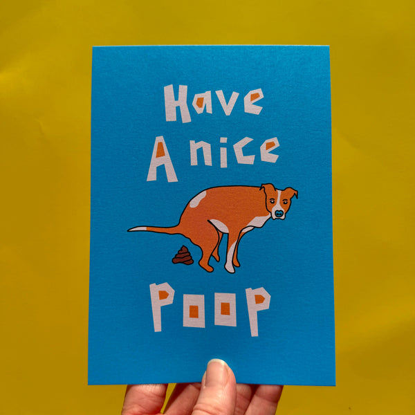 Have a Nice Poop 💩  Small Bathroom Art Print