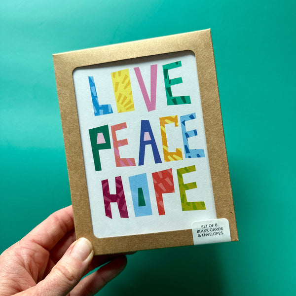Love Peace Hope • Boxed Set of 6