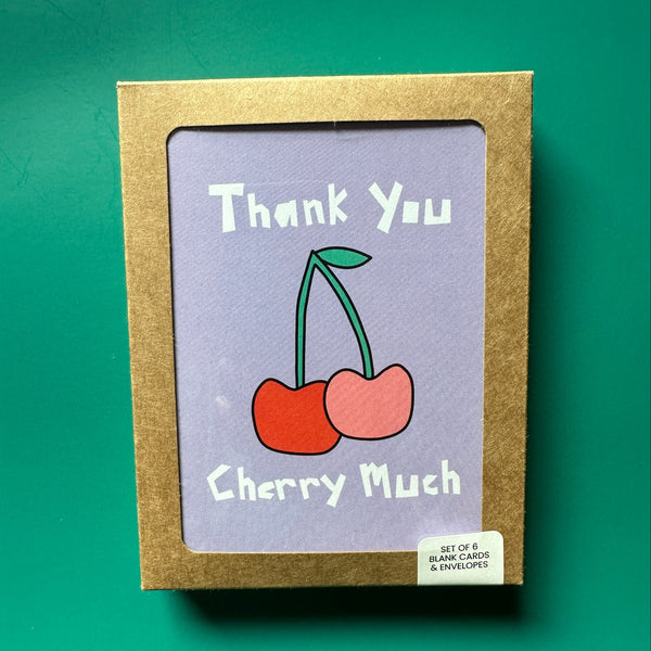 Box Set of 6 • Thank You Cherry Much Card