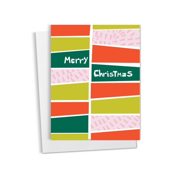 Merry Christmas • Retro Holiday Card (Single or Boxed Set of 6)