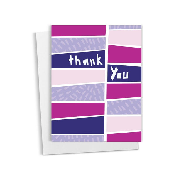 Thank You • Geometric Abstract Card