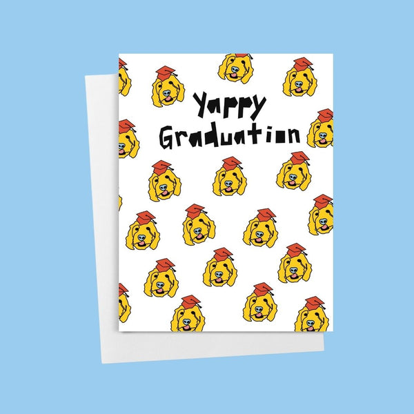 Yappy Graduation • Dog Pun Graduation Card