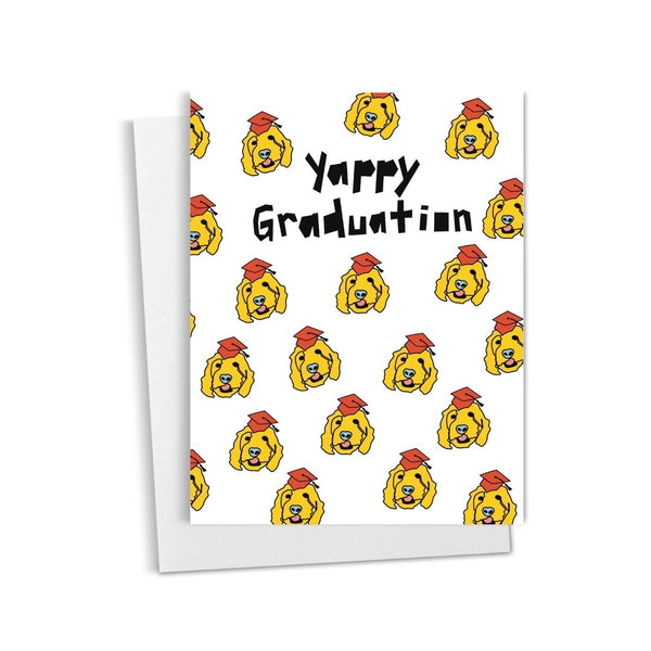 Yappy Graduation • Dog Pun Graduation Card