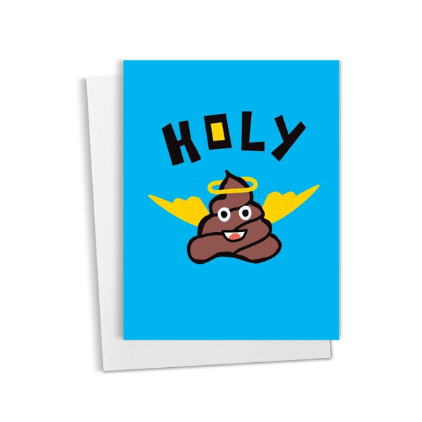 Holy 💩, Poop Pun Card for Everyday