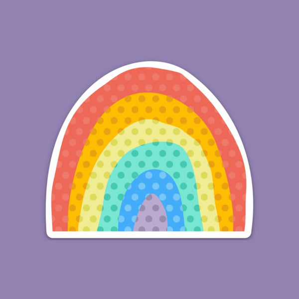 Pop Art Rainbow • Die-Cut Sticker or Magnet