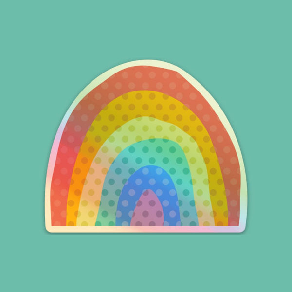 Pop Art Rainbow • Die-Cut Sticker or Magnet