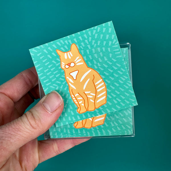 Tabby Cat • Message Mini Notecards