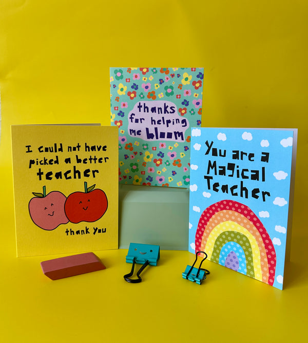 Thanks for Helping Me Bloom • Card for Teachers & Mentors