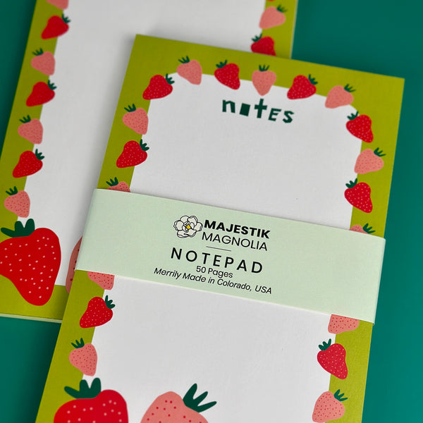 Strawberry Fields Notepad