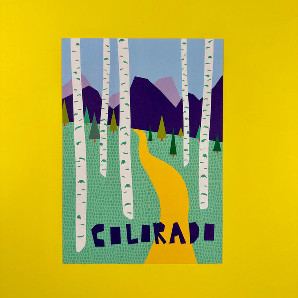 Colorado Hiking Trail • 5x7" Art Print