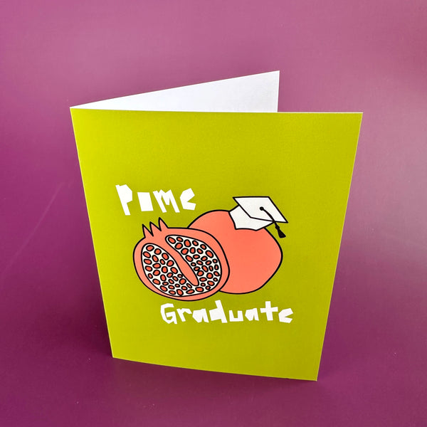 Pome Graduate • Pomegranate Graduation Greeting Card