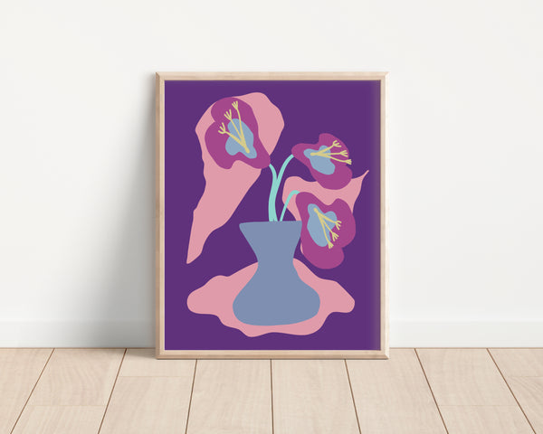 Once and Floral • Art Print