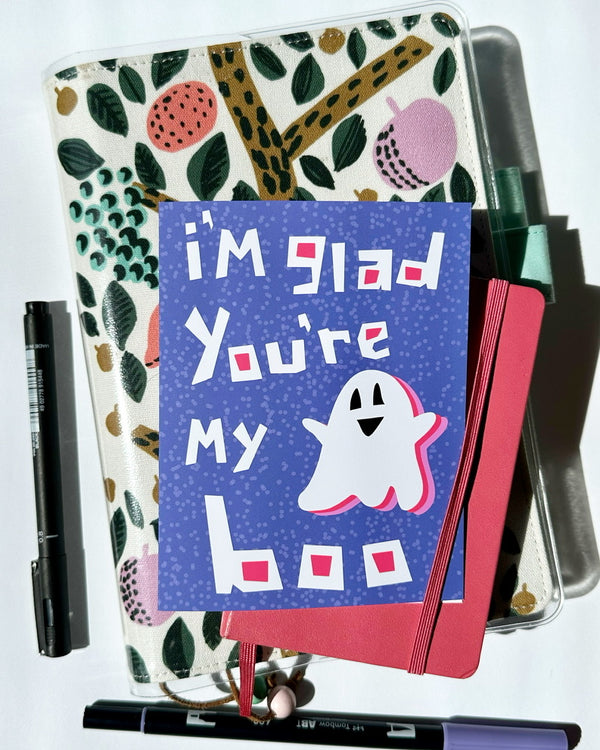 I'm Glad You're My Boo • Greeting Card