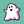 Friendly Ghost • Die-Cut Sticker or Magnet