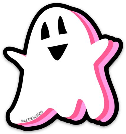 Friendly Ghost • Die-Cut Sticker