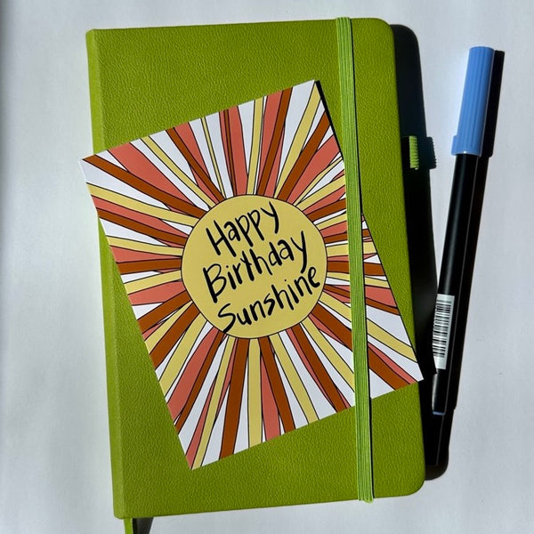 Happy Birthday, Sunshine • Greeting Card