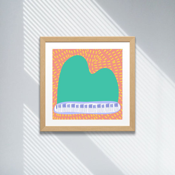 Perky Piano • Art Print