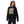 Pittie Pop Art Luxe Crew Neck Sweatshirt (Black)