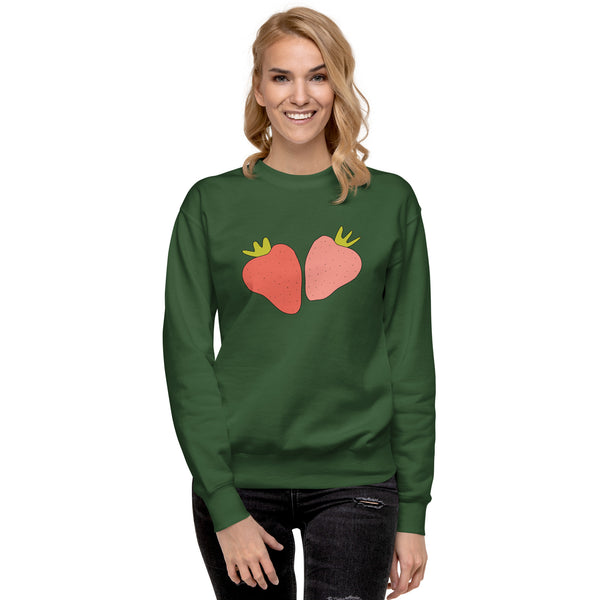 Strawberry Luxe Crew Neck Sweatshirt