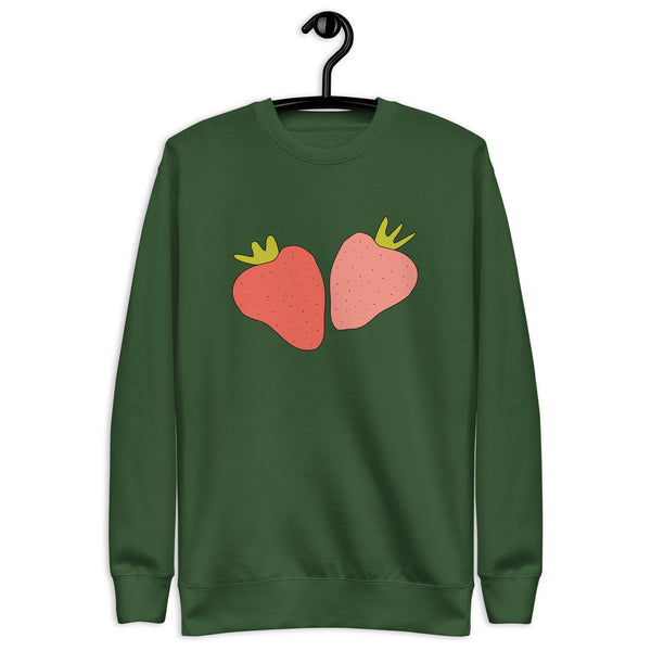 Strawberry Luxe Crew Neck Sweatshirt