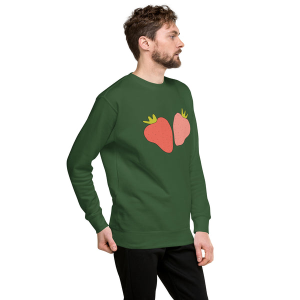 Strawberry Luxe Crew Neck Sweatshirt