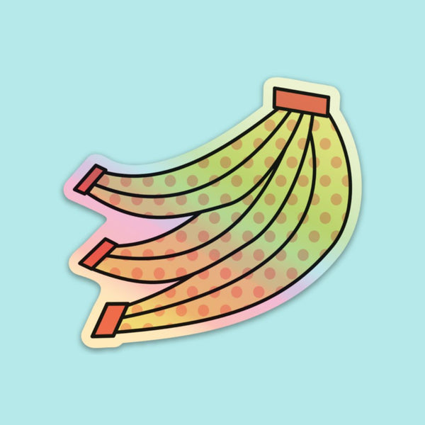 Pop Art Banana • Die-Cut Sticker